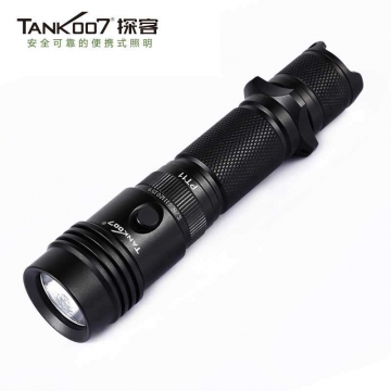 TANK007戰(zhàn)術(shù)鋁合金手電筒超亮遠射進口LED..