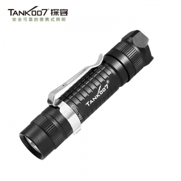 TANK007迷你超亮手電筒充電遠射LED手電探..