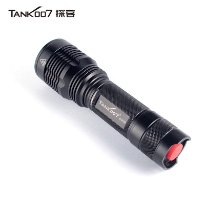 TANK007探客戶外執(zhí)勤，執(zhí)法，巡邏遠射防水戶外LED超亮手電筒DU126